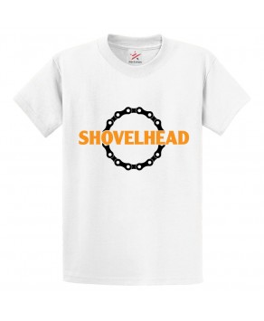Shovelhead Unisex Classic Kids and Adults T-Shirt for Bike Lovers